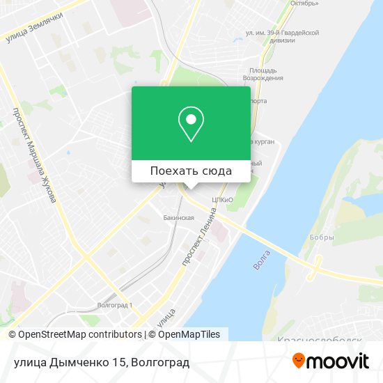 Карта улица Дымченко 15