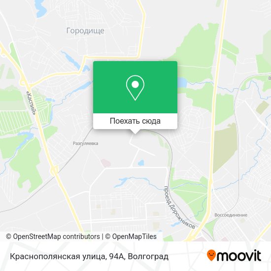 Карта Краснополянская улица, 94А