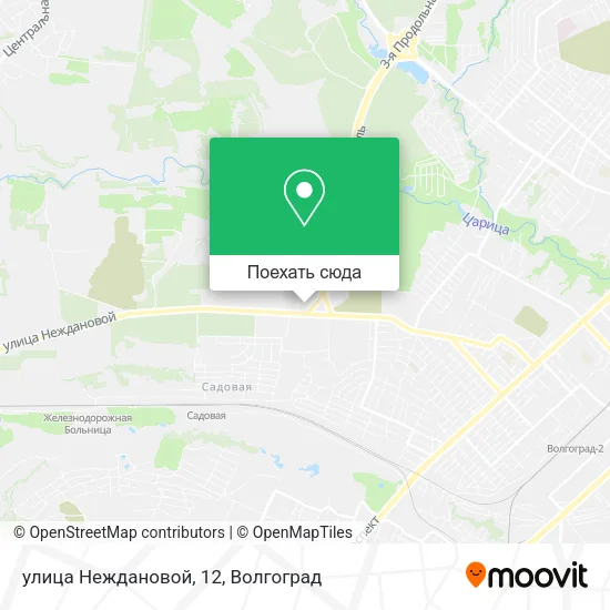 Карта улица Неждановой, 12