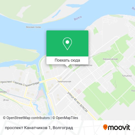 Карта проспект Канатчиков 1