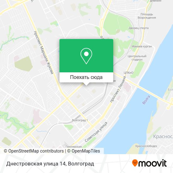 Карта Днестровская улица 14