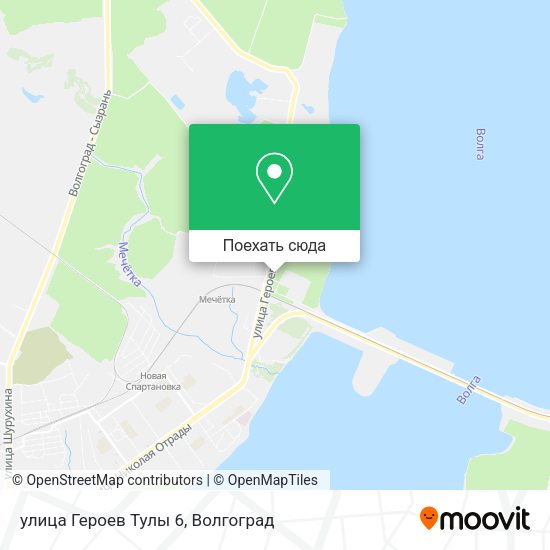 Карта улица Героев Тулы 6