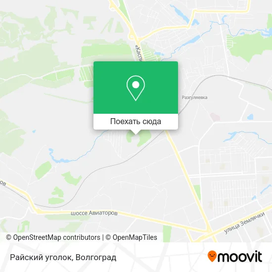 Карта Райский уголок