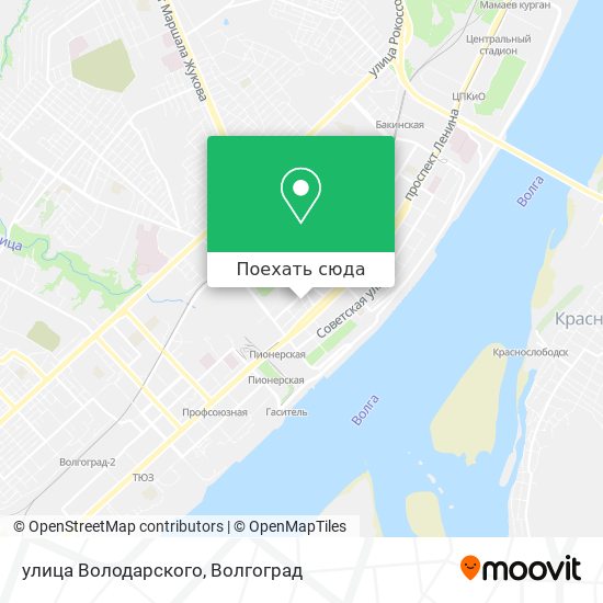 Карта улица Володарского