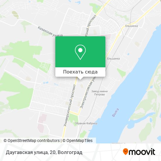 Карта Даугавская улица, 20