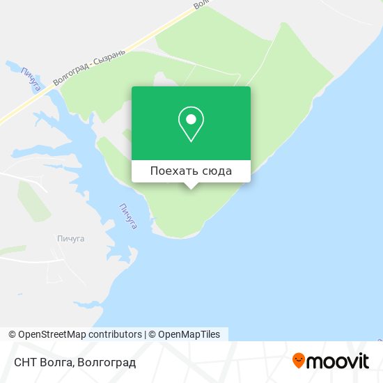 Карта СНТ Волга