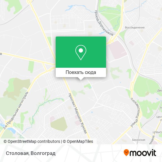 Карта Столовая