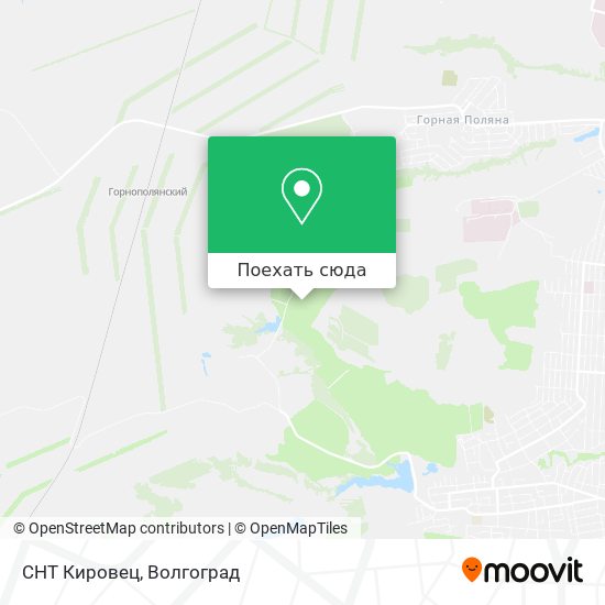 Карта СНТ Кировец