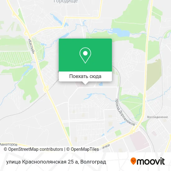 Карта улица Краснополянская 25 а