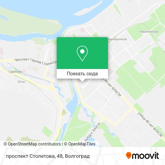 Карта проспект Столетова, 48