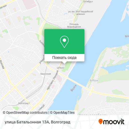 Карта улица Батальонная 13А
