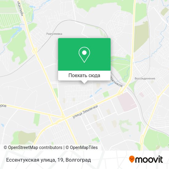 Карта Ессентукская улица, 19
