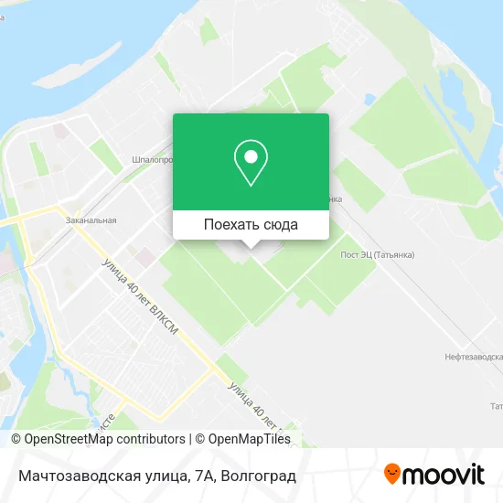 Карта Мачтозаводская улица, 7А