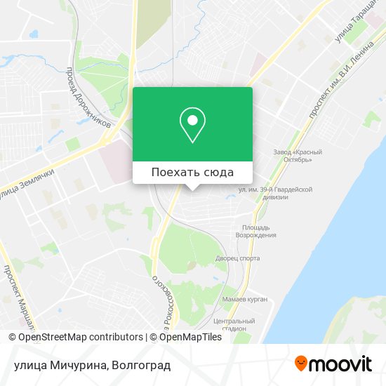 Карта улица Мичурина