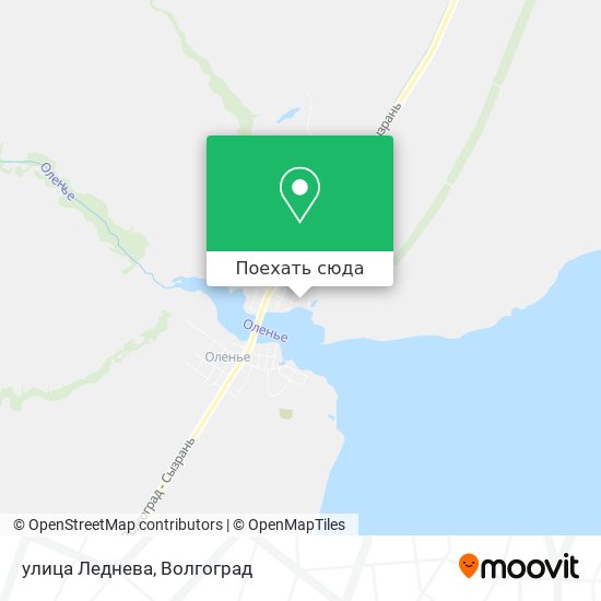 Карта улица Леднева