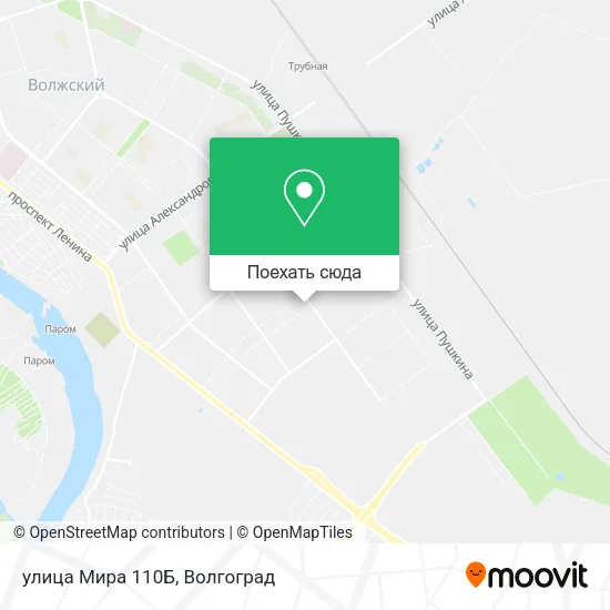 Карта улица Мира 110Б