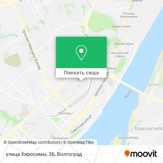 Карта улица Хиросимы, 3Б