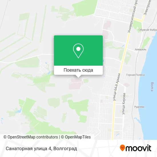 Карта Санаторная улица 4