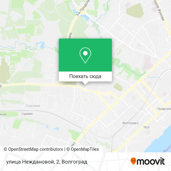 Карта улица Неждановой, 2