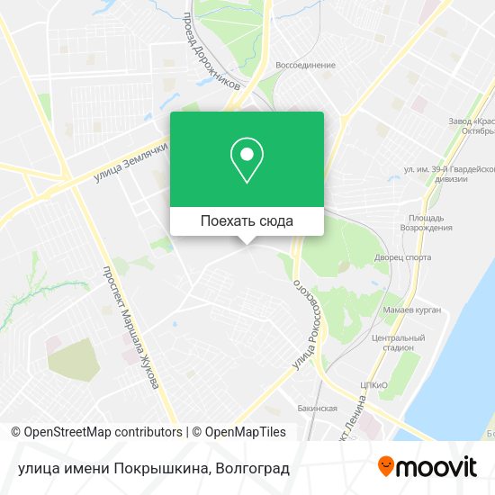 Карта улица имени Покрышкина