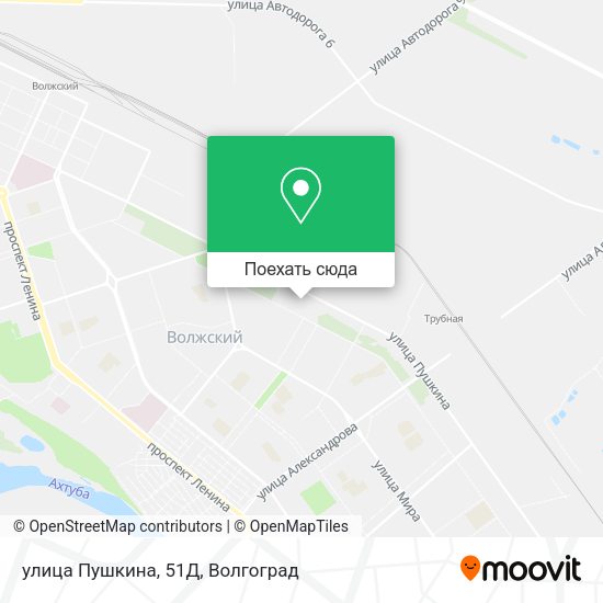 Карта улица Пушкина, 51Д