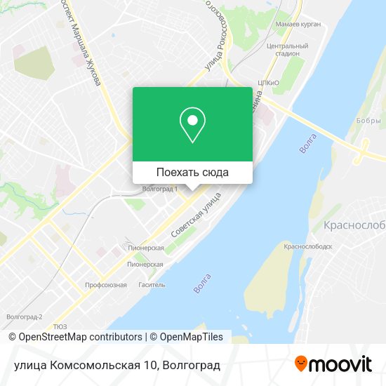 Карта улица Комсомольская 10