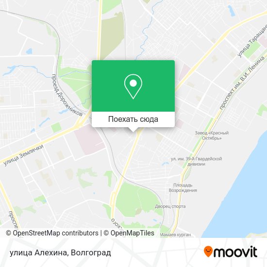Карта улица Алехина