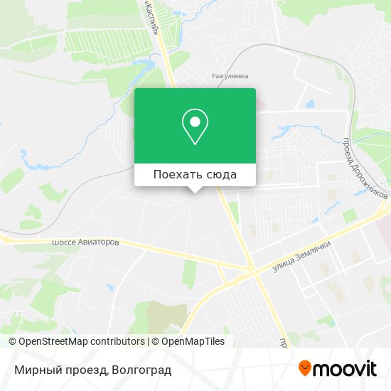 Карта Мирный проезд