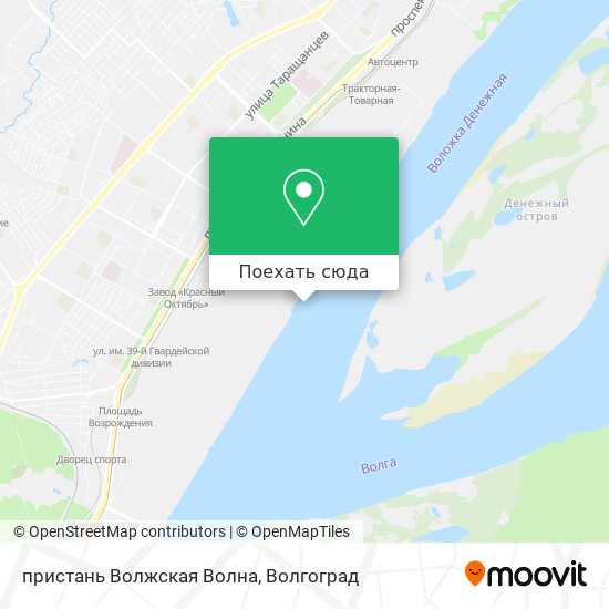 Карта пристань Волжская Волна