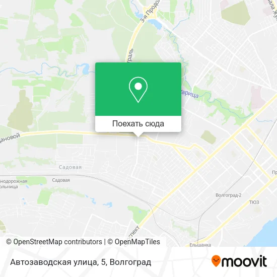 Карта Автозаводская улица, 5