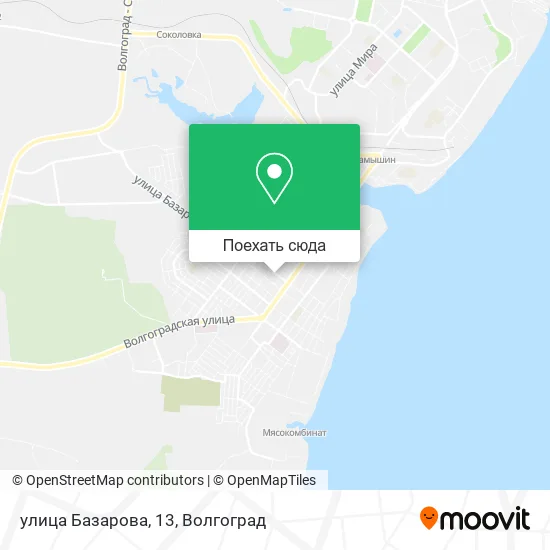 Карта улица Базарова, 13