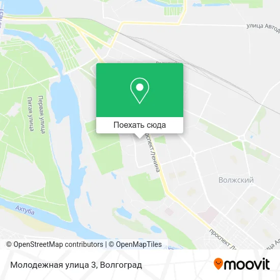 Карта Молодежная улица 3