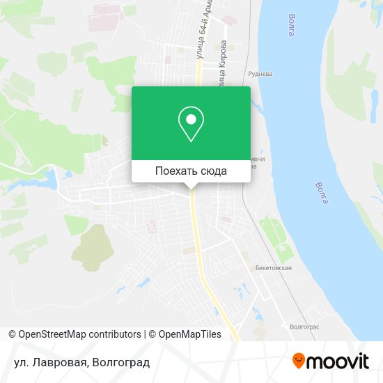 Карта ул. Лавровая
