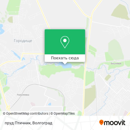 Карта пруд Птичник