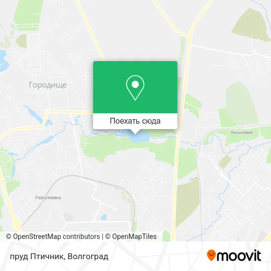 Карта пруд Птичник
