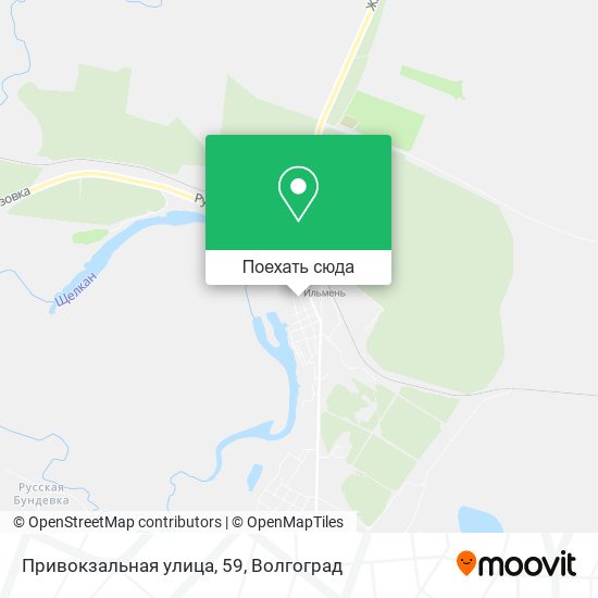 Карта Привокзальная улица, 59