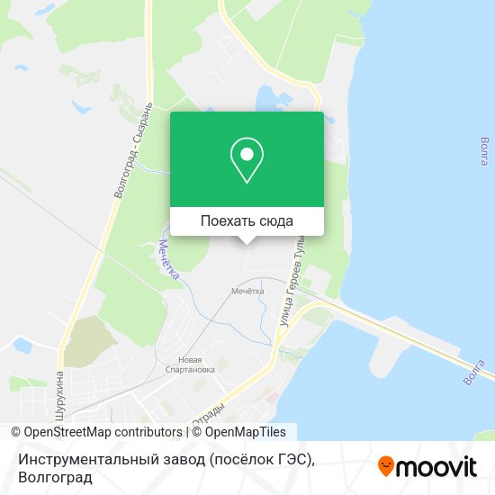 Карта Инструментальный завод (посёлок ГЭС)