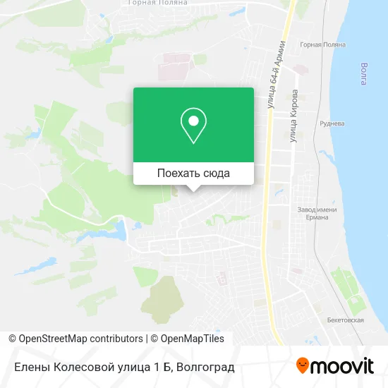 Карта Елены Колесовой улица 1 Б