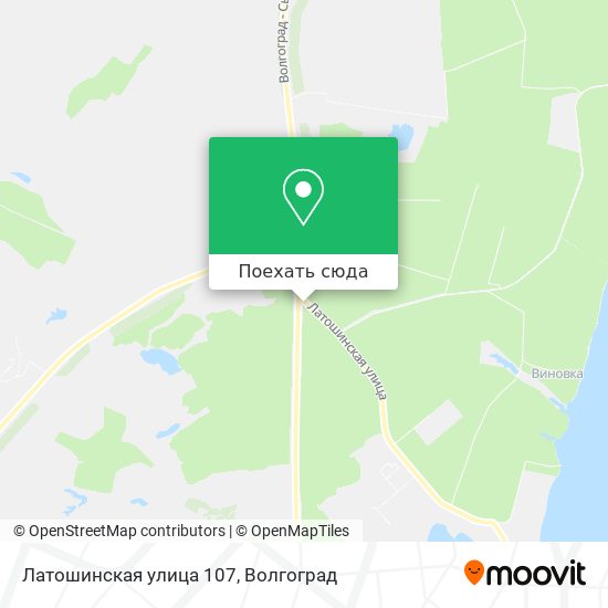 Карта Латошинская улица 107