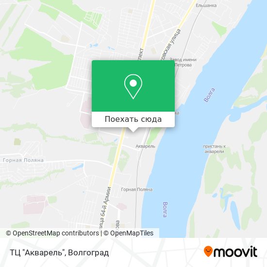 Карта ТЦ "Акварель"