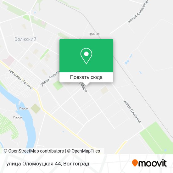 Карта улица Оломоуцкая 44