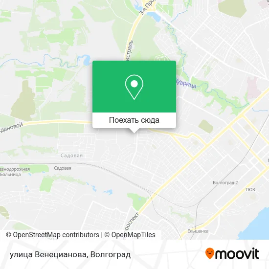 Карта улица Венецианова