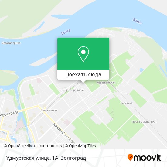 Карта Удмуртская улица, 1А