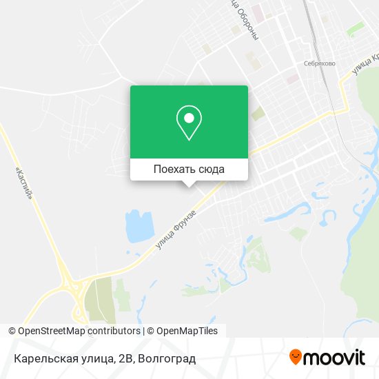 Карта Карельская улица, 2В