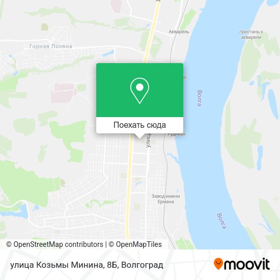 Карта улица Козьмы Минина, 8Б