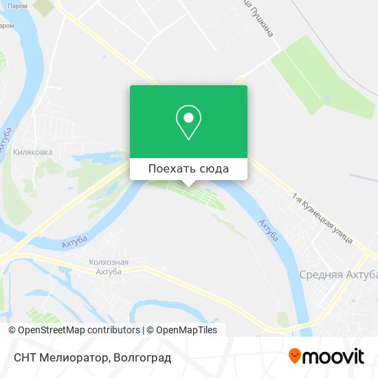 Карта СНТ Мелиоратор