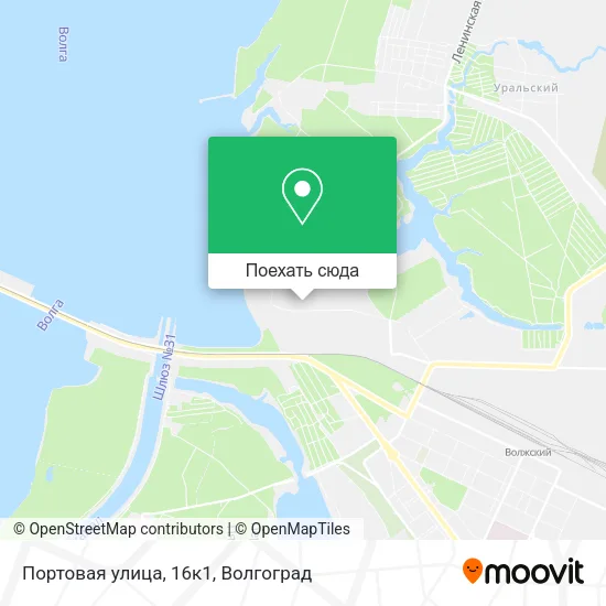 Карта Портовая улица, 16к1