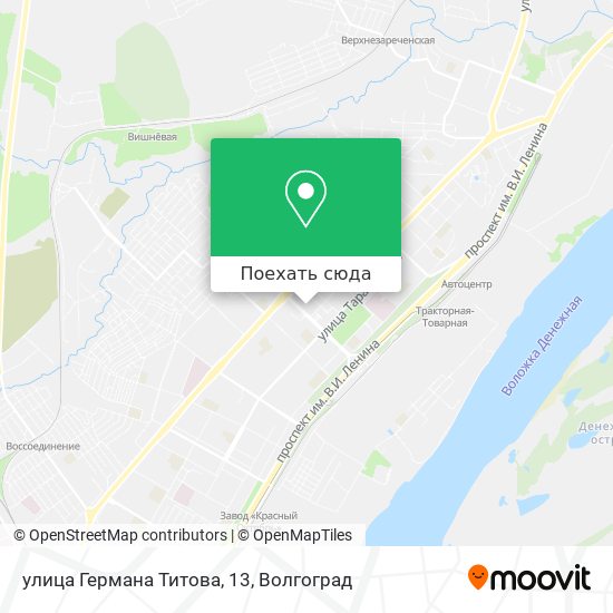 Карта улица Германа Титова, 13