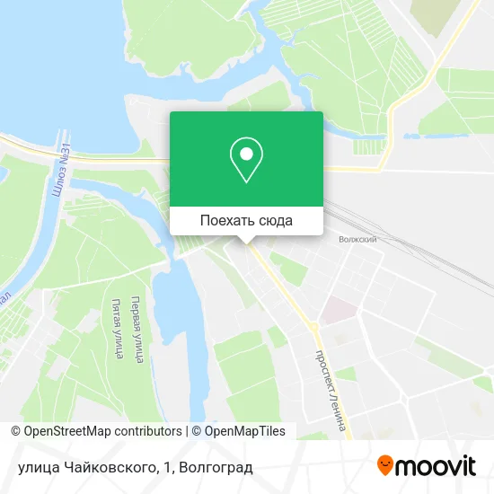 Карта улица Чайковского, 1