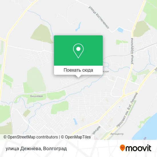 Карта улица Дежнёва